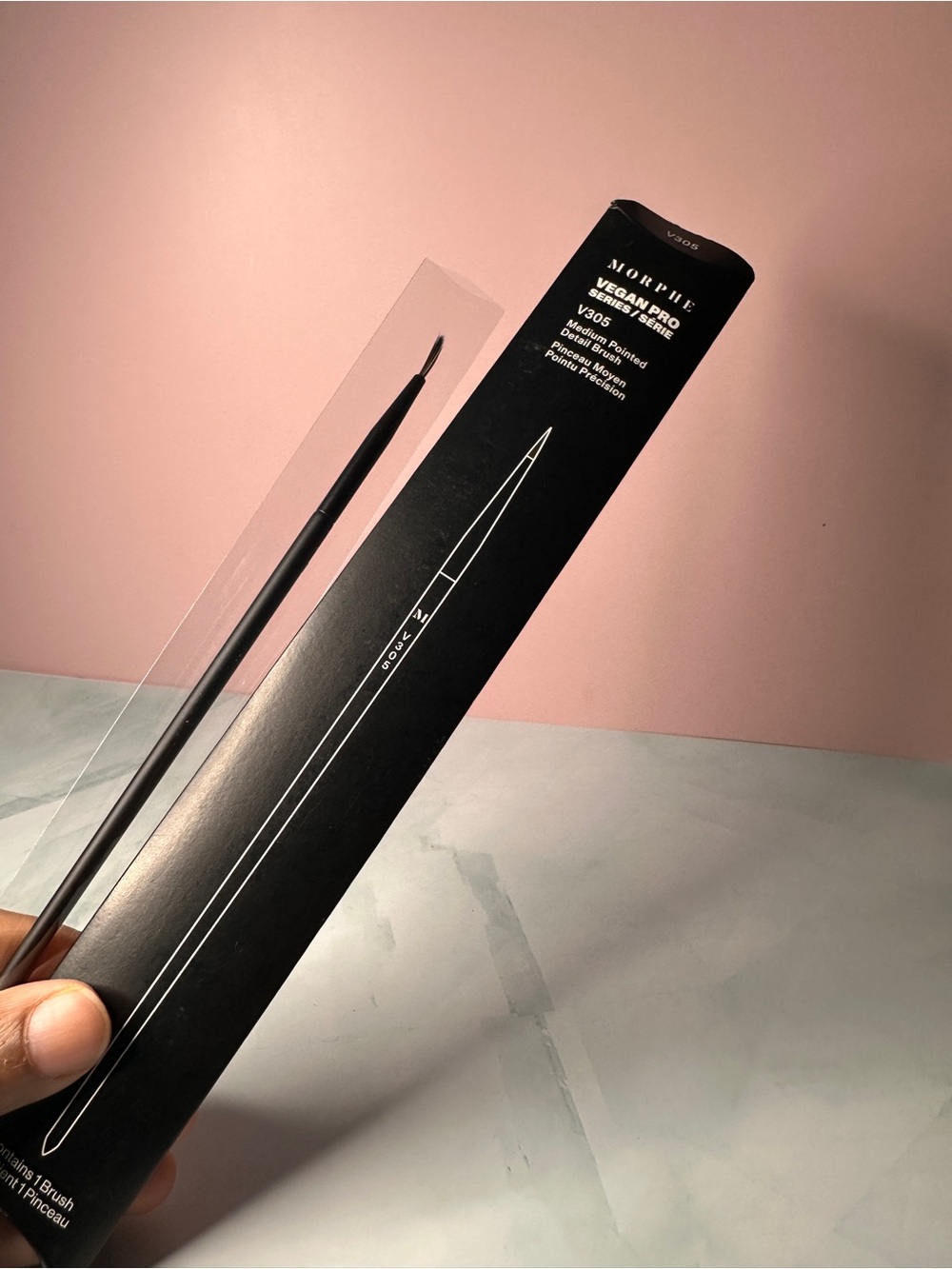 Morphe Vegan Pro Precision Detail Brush - Black